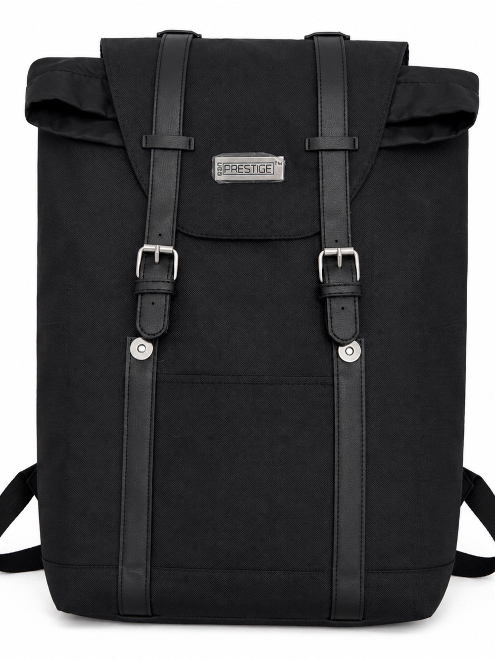 Prestige Black Roll-Top Backpack